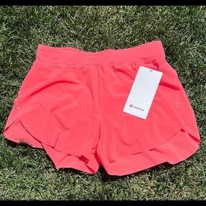 Raspberry Cream Lululemon Find Your Pace HR Short 3”